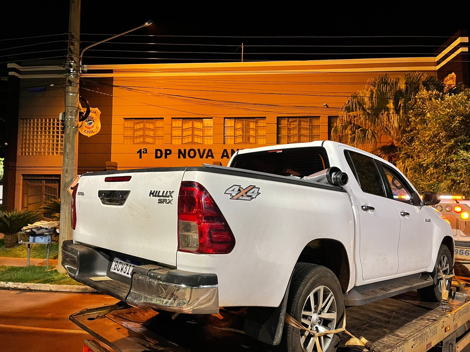 Veículo estava com queixa de roubo do Estado de São Paulo - Foto: Jornal da Nova