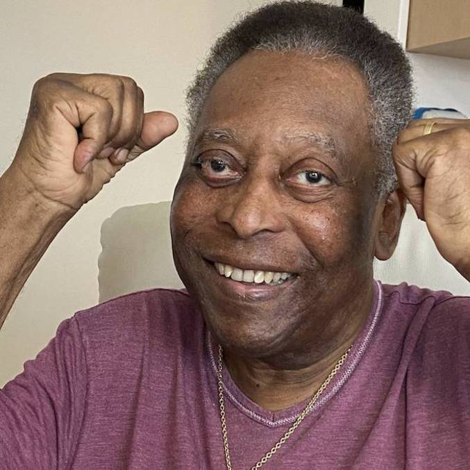 Pel&eacute; chegou a demonstrar otimismo em sua recupera&ccedil;&atilde;o ap&oacute;s cirurgia no intestino - Foto: Reprodu&ccedil;&atilde;o/Instagram