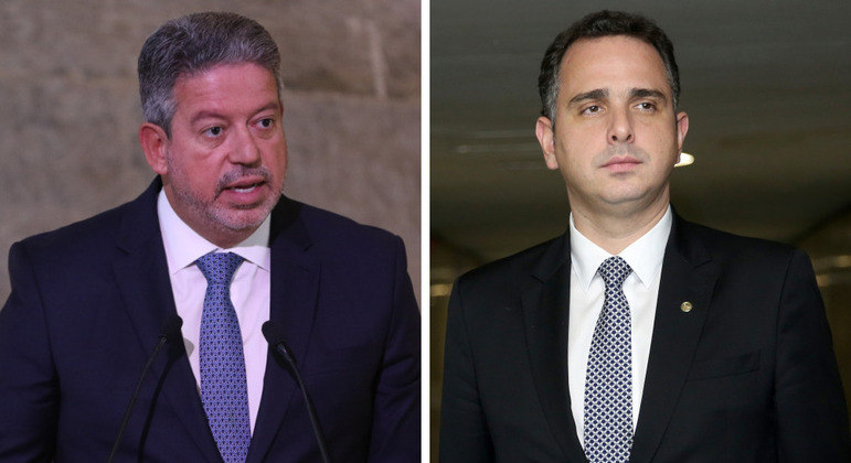 Arthur Lira (PP-AL), presidente da C&acirc;mara, e Rodrigo Pacheco (PSD-MG), presidente do Senado - Foto: T&acirc;nia R&ecirc;go/Ag&ecirc;ncia Brasil e Wilson Dias/Ag&ecirc;ncia Brasil 