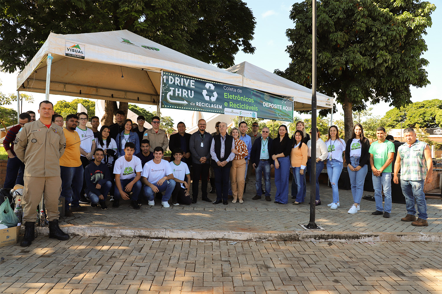 Evento de abertura aconteceu na Praça Brasil - Foto: Prefeitura de Nova Andradina